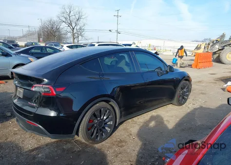 2021 Tesla Model Y Performance Dual Motor All-Wheel Drive from USA, damaged, VIN 5YJYGDEF2MF201974